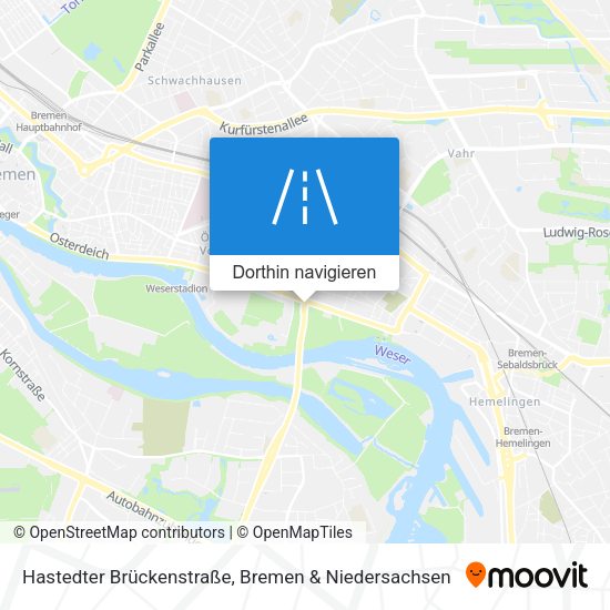 Hastedter Brückenstraße Karte