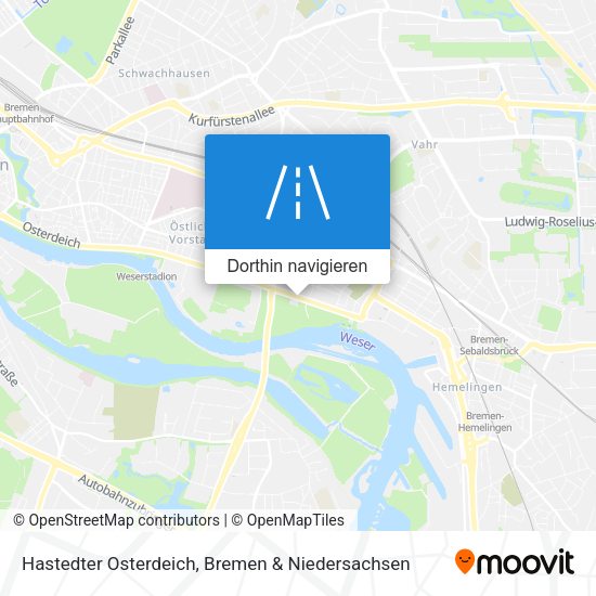 Hastedter Osterdeich Karte