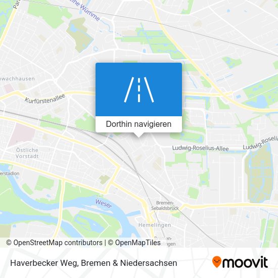 Haverbecker Weg Karte