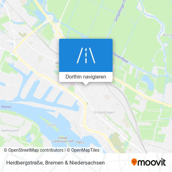 Heidbergstraße Karte