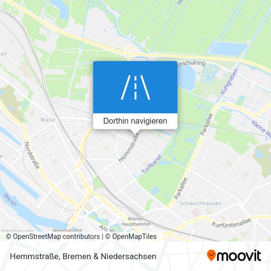 Hemmstraße Karte