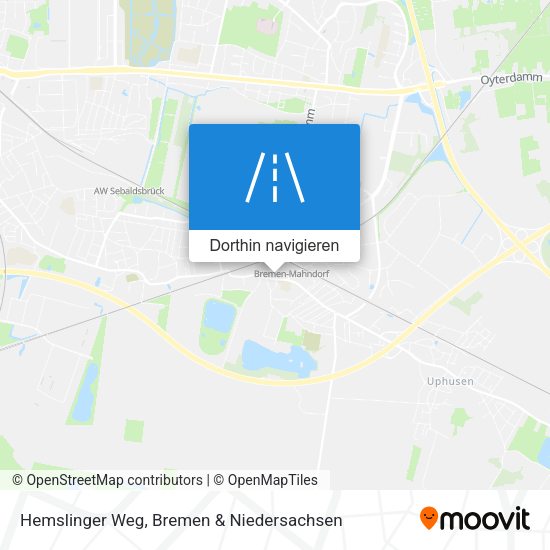Hemslinger Weg Karte