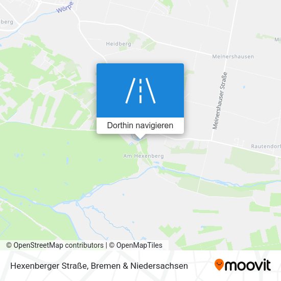 Hexenberger Straße Karte