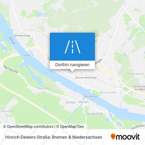 Hinrich-Dewers-Straße Karte