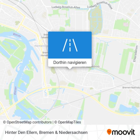 Hinter Den Ellern Karte