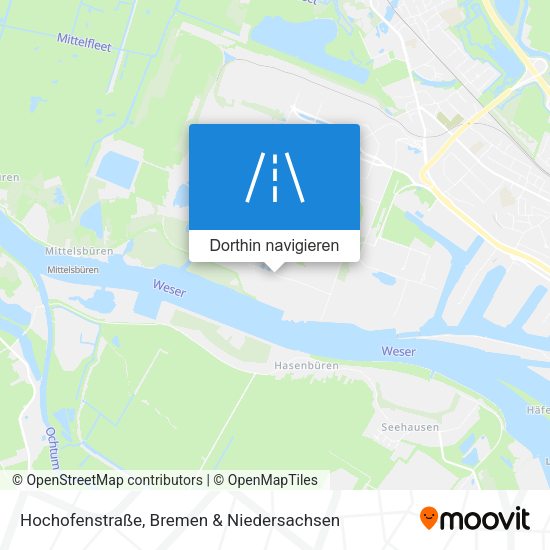 Hochofenstraße Karte