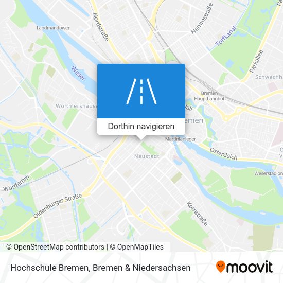 Hochschule Bremen Karte