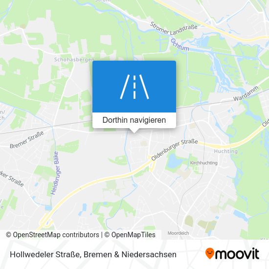 Hollwedeler Straße Karte