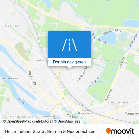 Holzmindener Straße Karte