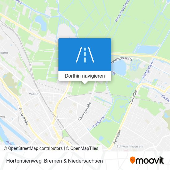 Hortensienweg Karte