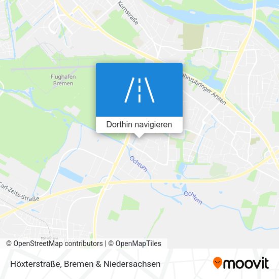 Höxterstraße Karte