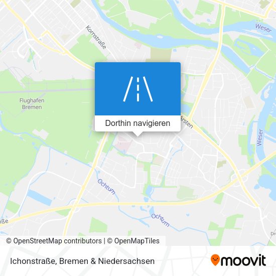 Ichonstraße Karte
