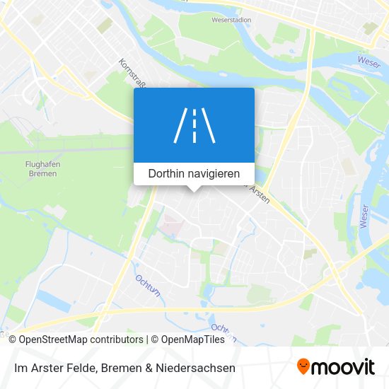 Im Arster Felde Karte