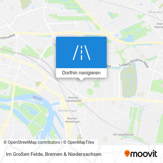 Im Großen Felde Karte