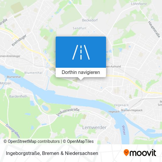 Ingeborgstraße Karte