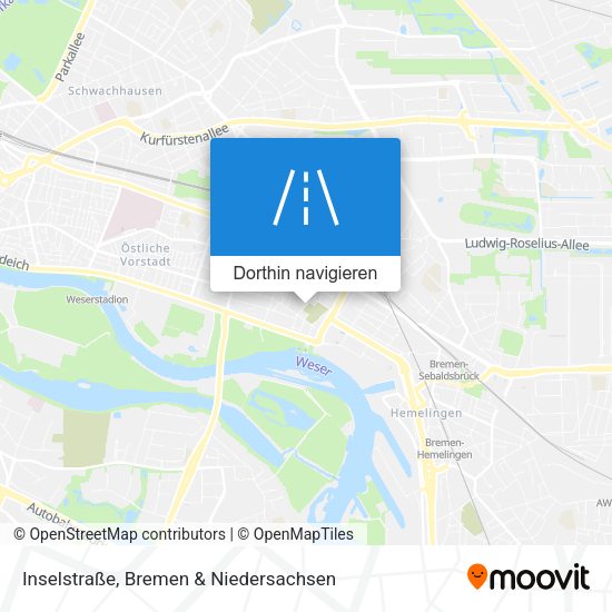 Inselstraße Karte