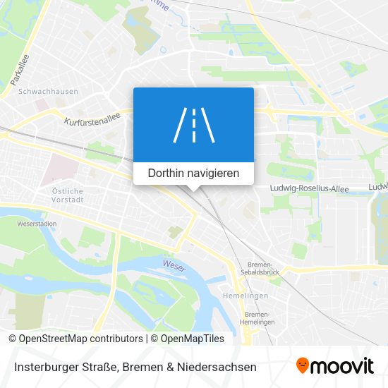 Insterburger Straße Karte