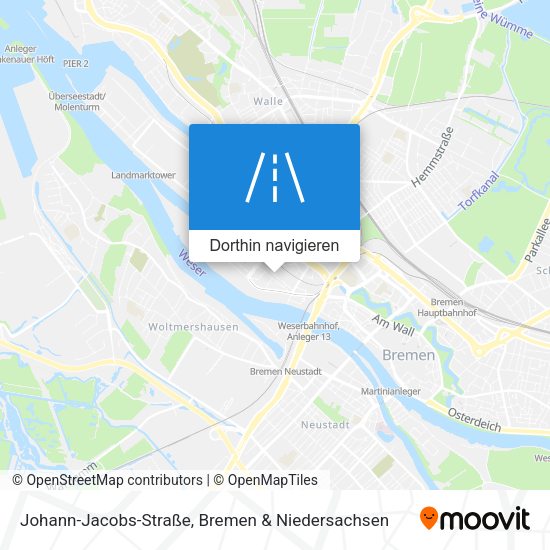Johann-Jacobs-Straße Karte