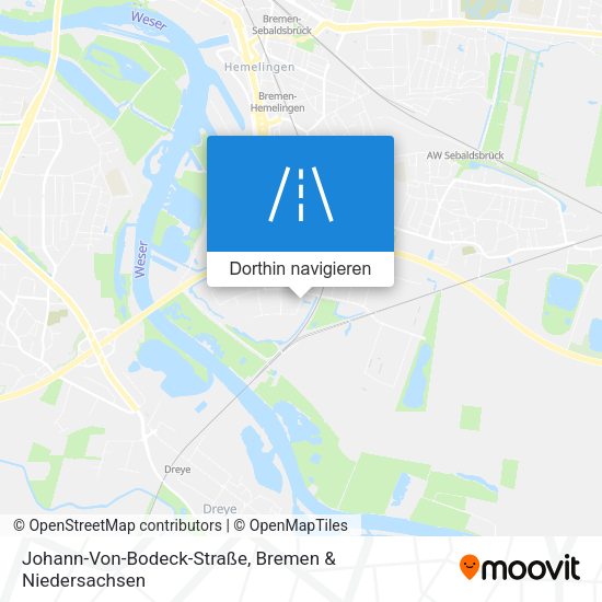 Johann-Von-Bodeck-Straße Karte