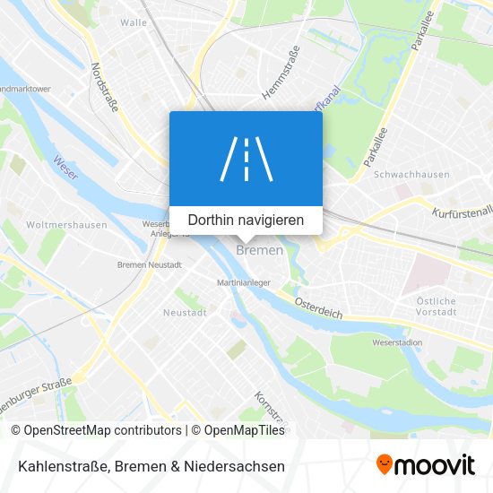 Kahlenstraße Karte