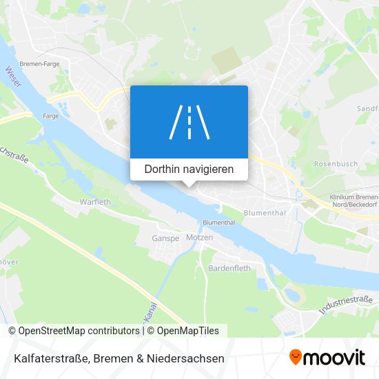Kalfaterstraße Karte