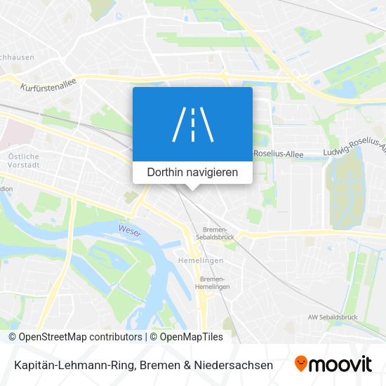 Kapitän-Lehmann-Ring Karte