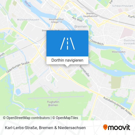 Karl-Lerbs-Straße Karte