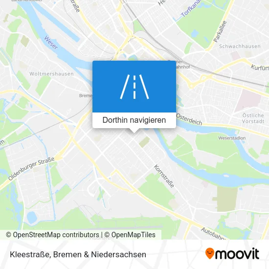Kleestraße Karte