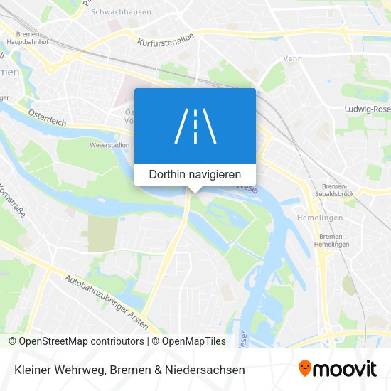 Kleiner Wehrweg Karte