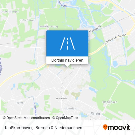 Kloßkampsweg Karte