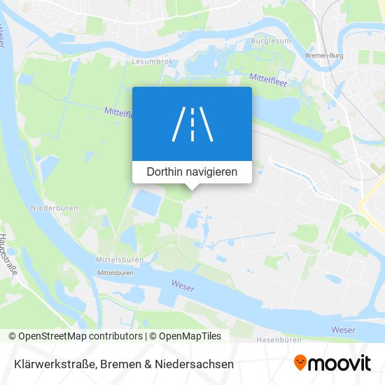 Klärwerkstraße Karte