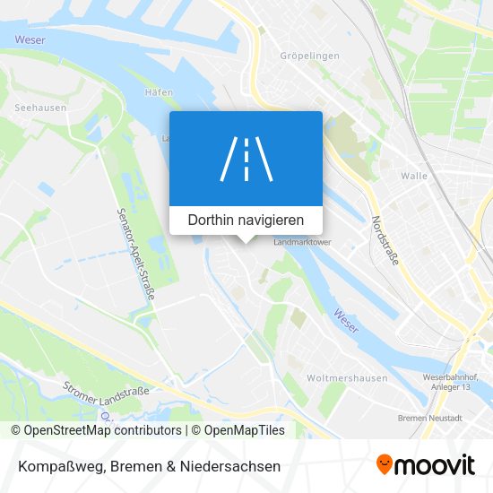 Kompaßweg Karte