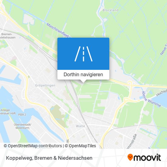 Koppelweg Karte