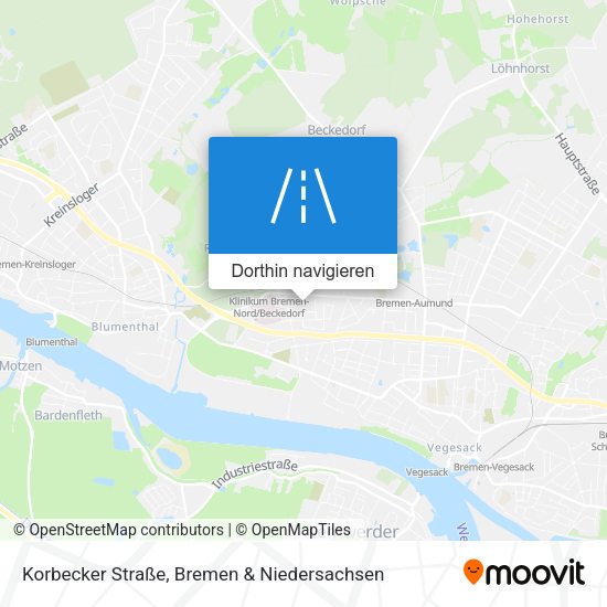 Korbecker Straße Karte
