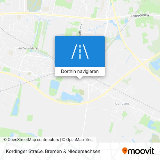 Kordinger Straße Karte