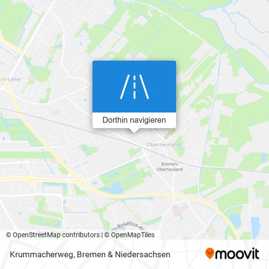 Krummacherweg Karte