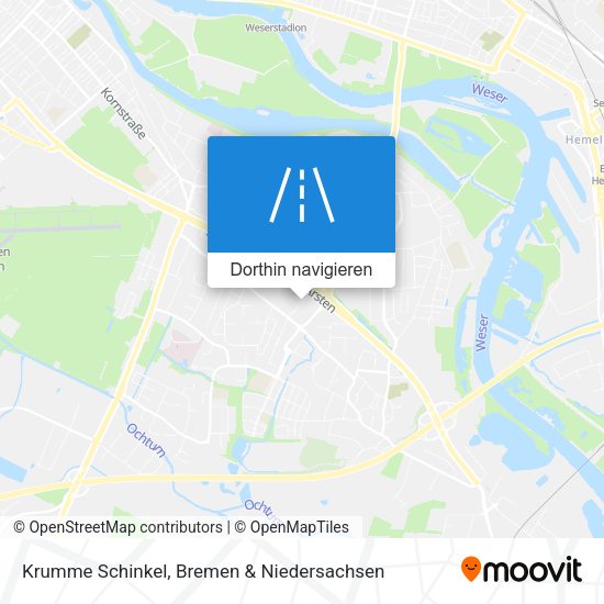Krumme Schinkel Karte