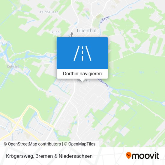 Krögersweg Karte
