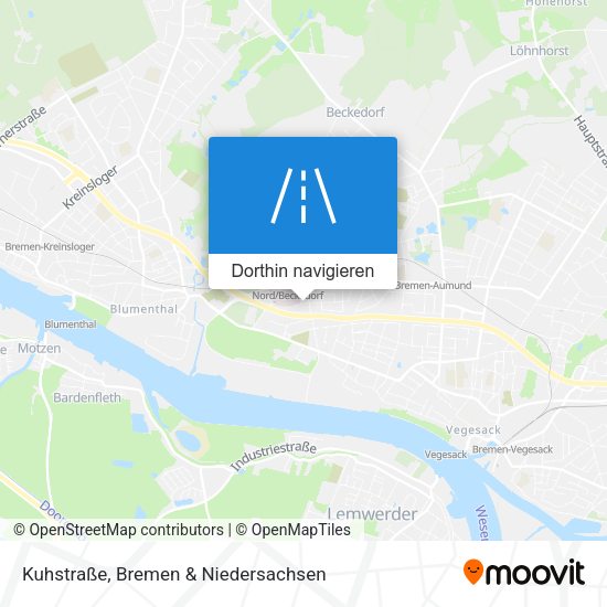 Kuhstraße Karte