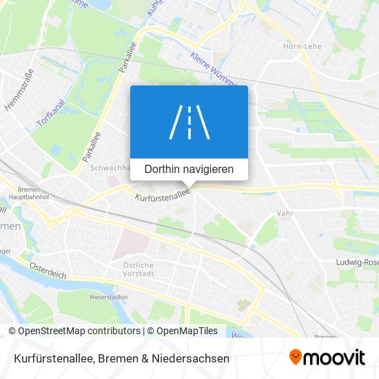 Kurfürstenallee Karte