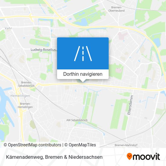 Kämenadenweg Karte
