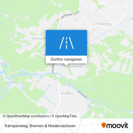 Kämpenweg Karte