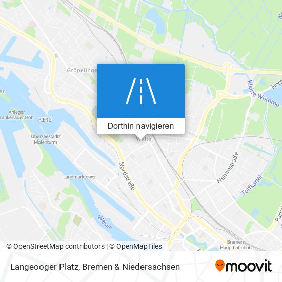 Langeooger Platz Karte