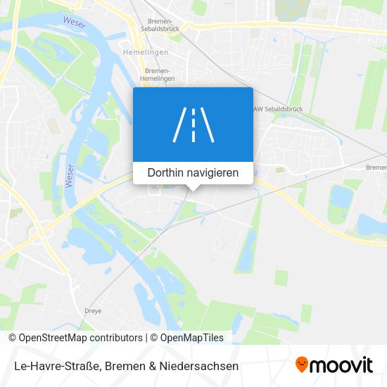 Le-Havre-Straße Karte