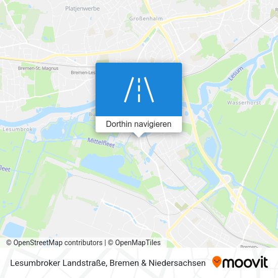 Lesumbroker Landstraße Karte