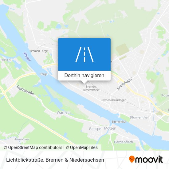 Lichtblickstraße Karte