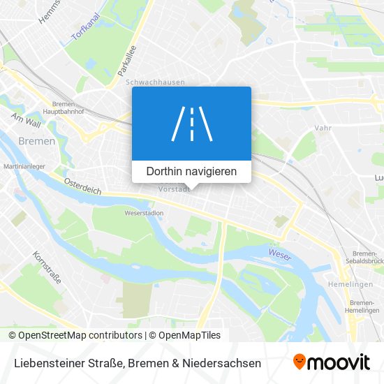 Liebensteiner Straße Karte