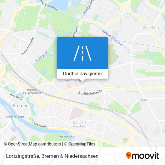 Lortzingstraße Karte