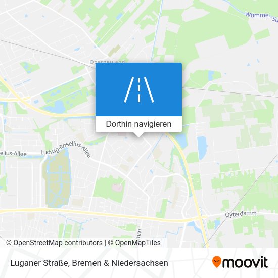 Luganer Straße Karte