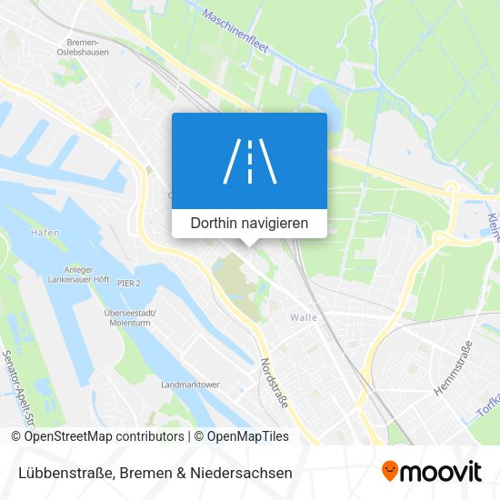 Lübbenstraße Karte